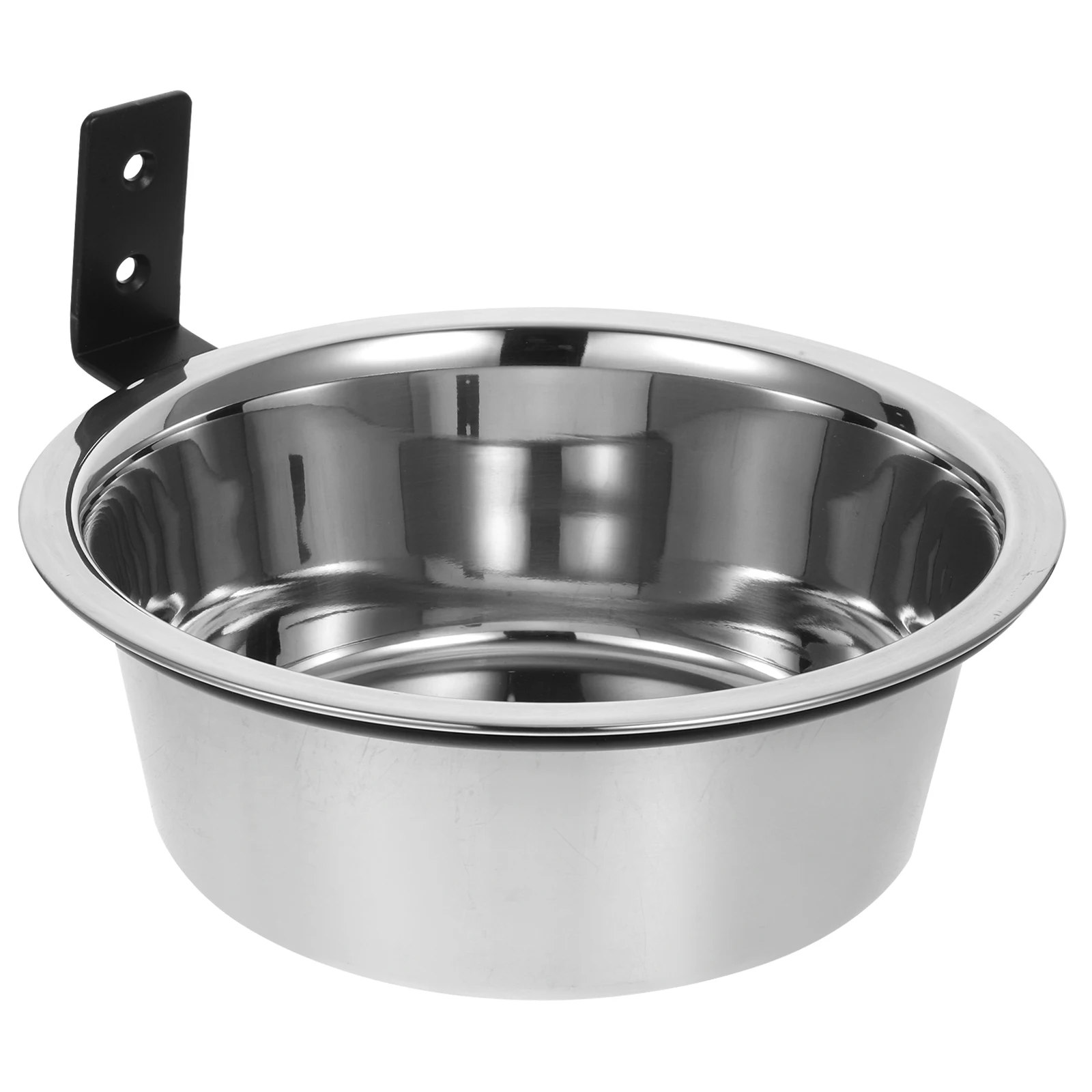 

Elevated Dog Bowl 8 Inch High Wall Mounted Stainless Steel Raised Bowls for Large Dogs Water Feeding Puppies Easy Pet