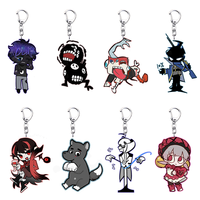 Lobotomy Corporation Game Acrylic Keychain Figures Tiphereth Netzach Chesed Cartoon Fashion Dorm Desk Decor Model Props Gift
