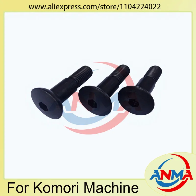 5Pieces Komori Open Plate Clamp Screw Length 35mm 44mm For Komori Printing Machine Parts