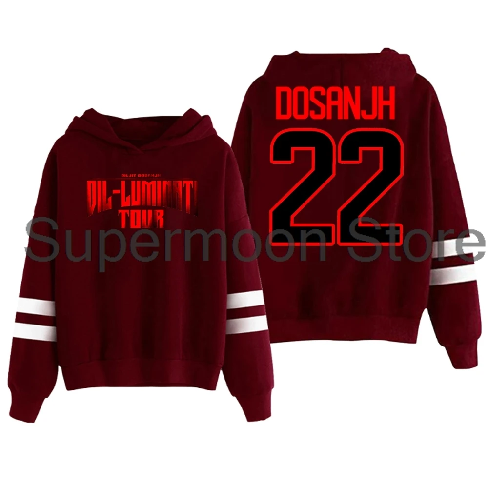 Diljit dosanjh 22 hoodie DIL-luminati เสื้อสเวตเชิ้ตมีฮู้ดแขนขนานไม่มีกระเป๋าสำหรับทัวร์2024