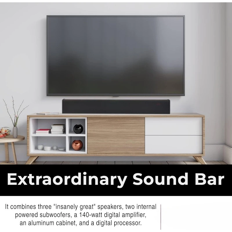 Soundbar for TV, Home Speaker Bar Works with 50