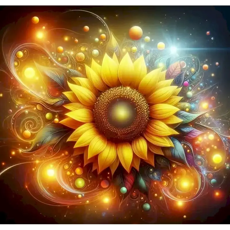 

GATYZTORY New Arrival Diamond Embroidery Flower Colorful Suitable For Beginners Painting Vase Mosaic DIY Unique Gift