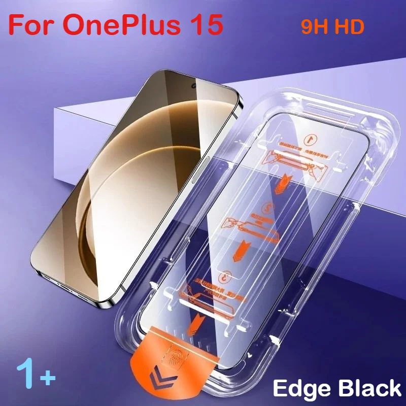 1+15 Staubfrei Einfaches automatisches Installationswerkzeug 9H HD für OnePlus15 1+ Ace 6 9D Glas Displayschutzfolie Kratzfest