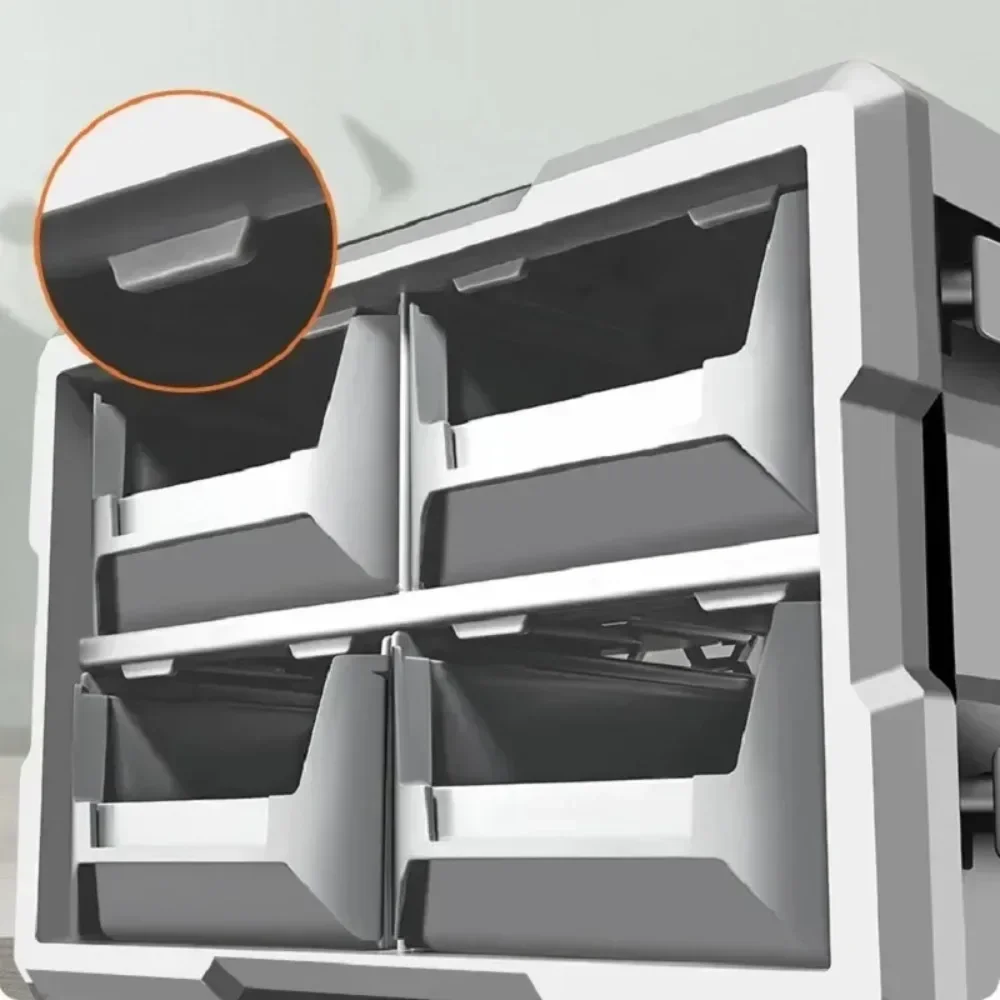 Rigid Plastic Tool Box Organizer Multifunctional Professional Tool Box Storage Electrician Complete Work Tools Accessories