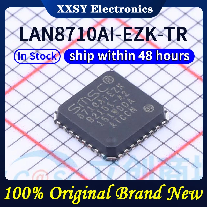 

LAN8710AI-EZK-TR QFN32 8710AIEZK High quality 100% Original New