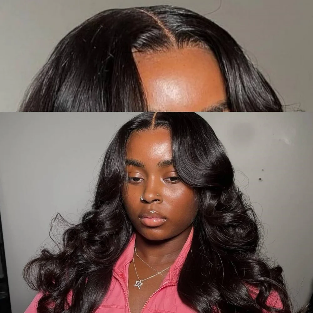 

Body Wave 15A Super Double Drawn Real 13x6 HD Frontal Lace Glueless Wig Melt Skins Brazilian Remy Human Hair Wigs Ready To Wear