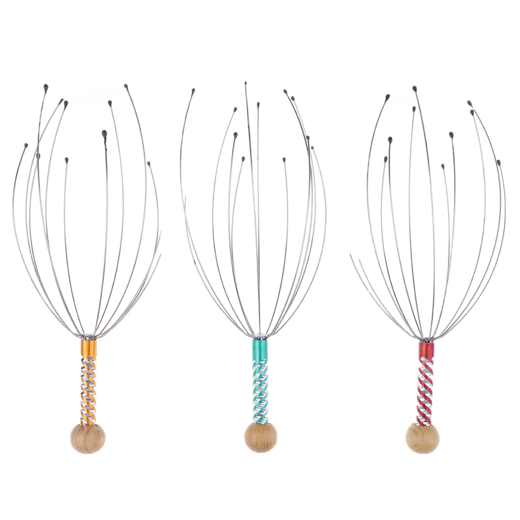 นวดศีรษะ Scalp Scratcher ปลดปล่อยความเครียดเพื่อการผ่อนคลายศีรษะ