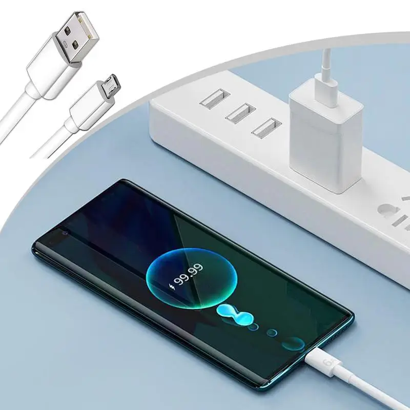 Charger USB B 3A Fast Charging Speed Data Wire USB 2.0 High-Speed Charging Cable 480 Mbps Transfer Speed Data Cable For Phone