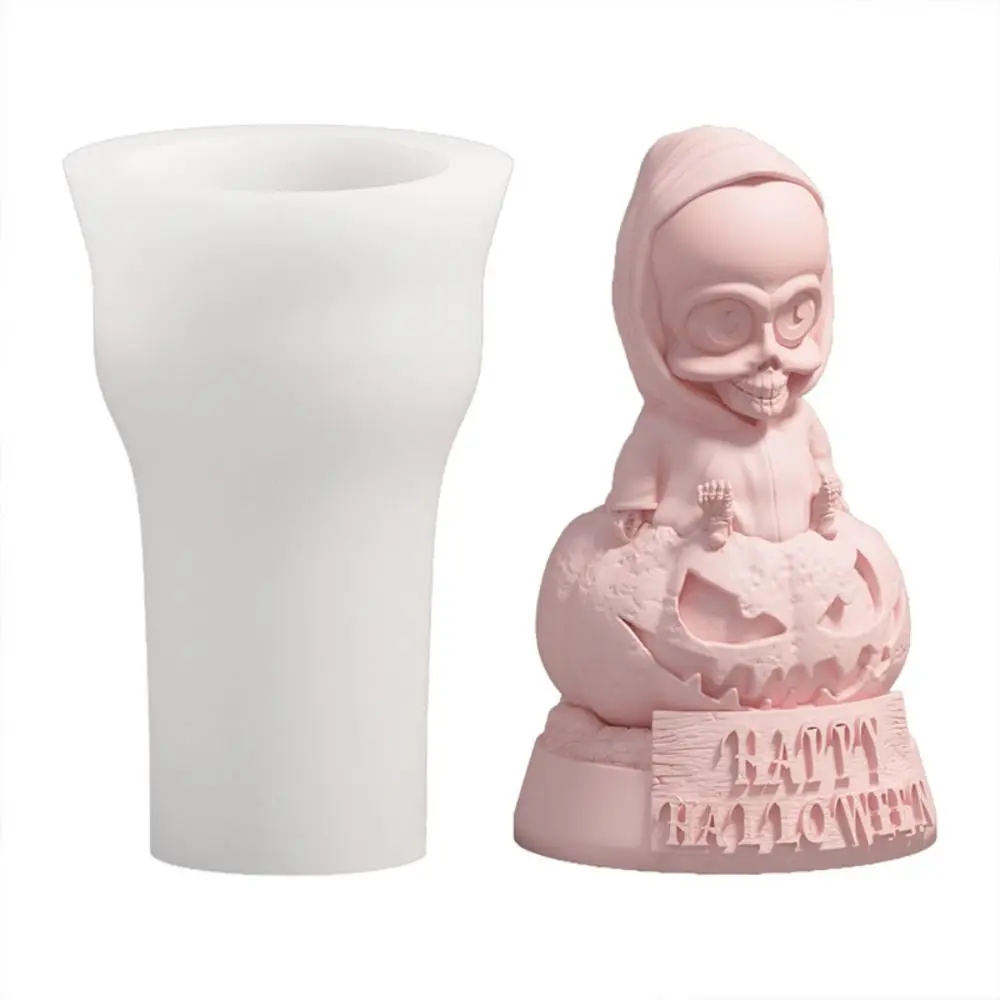 

Новая силиконовая форма для свечей-призраков, сделай сам, ремесло, ручная работа, художественная восковая форма, домашний декор, форма для ароматических свечей