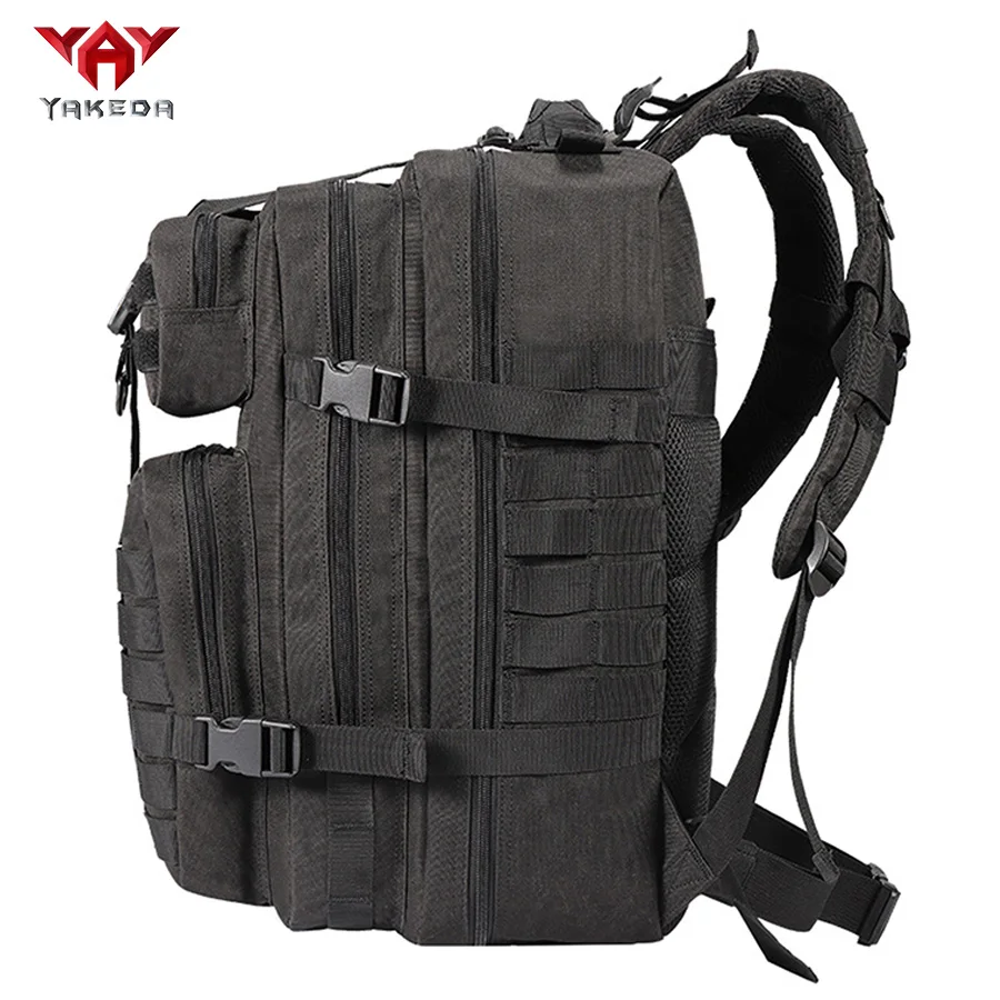 YAKEDA Molle Hunting Backpack Durable Fabric Chest Fixed Buckle Handle Design Suitable for Outdoor Camping, Hiking, Hunting