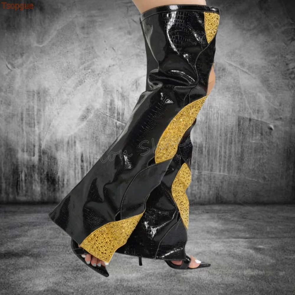 crystal-cut-out-splicing-sandals-boots-pointed-toe-thin-high-heels-high-heel-shoes-for-women-heels-2025-new-zapatos-para-mujere
