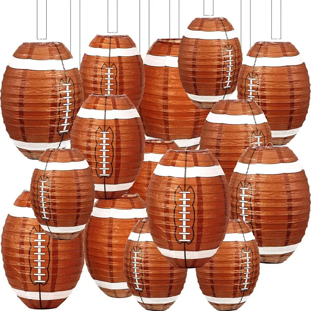 Decoration Hanging Football Season Balcony Decor Lantern Party Supplies