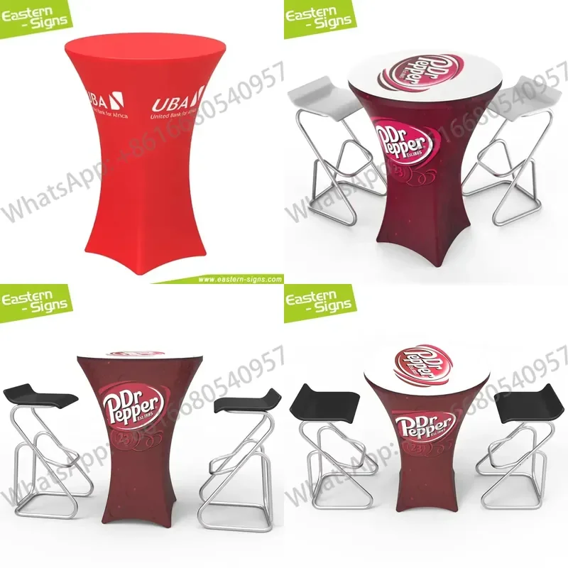 Folding Cocktail Tables and Chairs for Trade Show