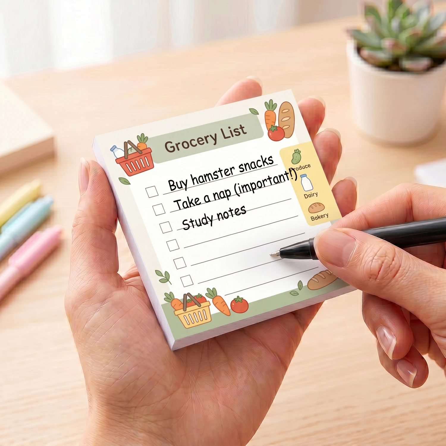 2 unidades de Notas Adesivas p - Meal Plan Notepad avaliação e preço