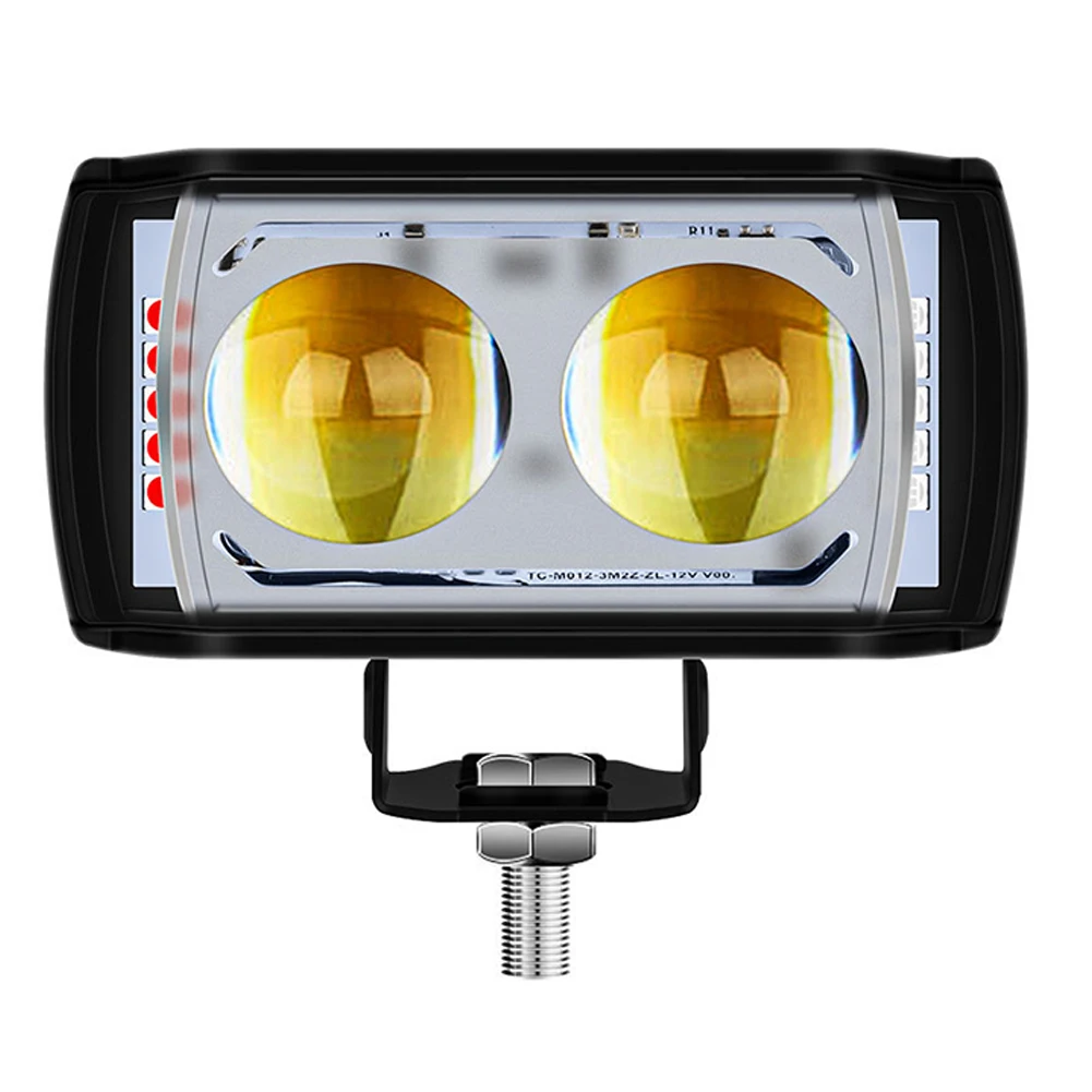 Compact Design High Low Beam Light Lightweight Construction Reliable Outdoor Use High Low Beam Motorcycle Work Light