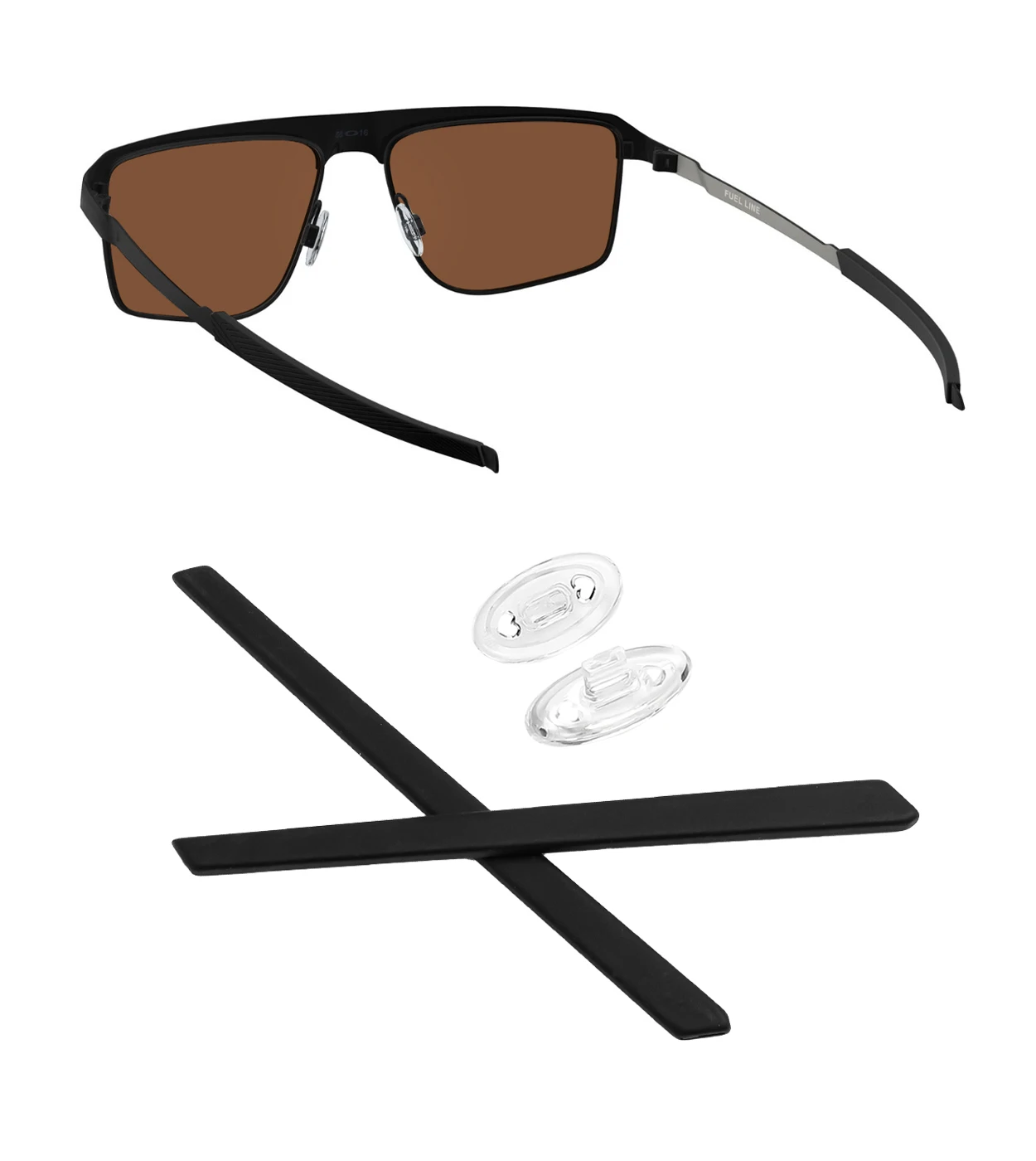 

Silicone Earsocks Nose Pads Replacement Rubber Kit for Oakley Fuel Line OX3245 Eyeglasses Temple Sleeve Nose Guard