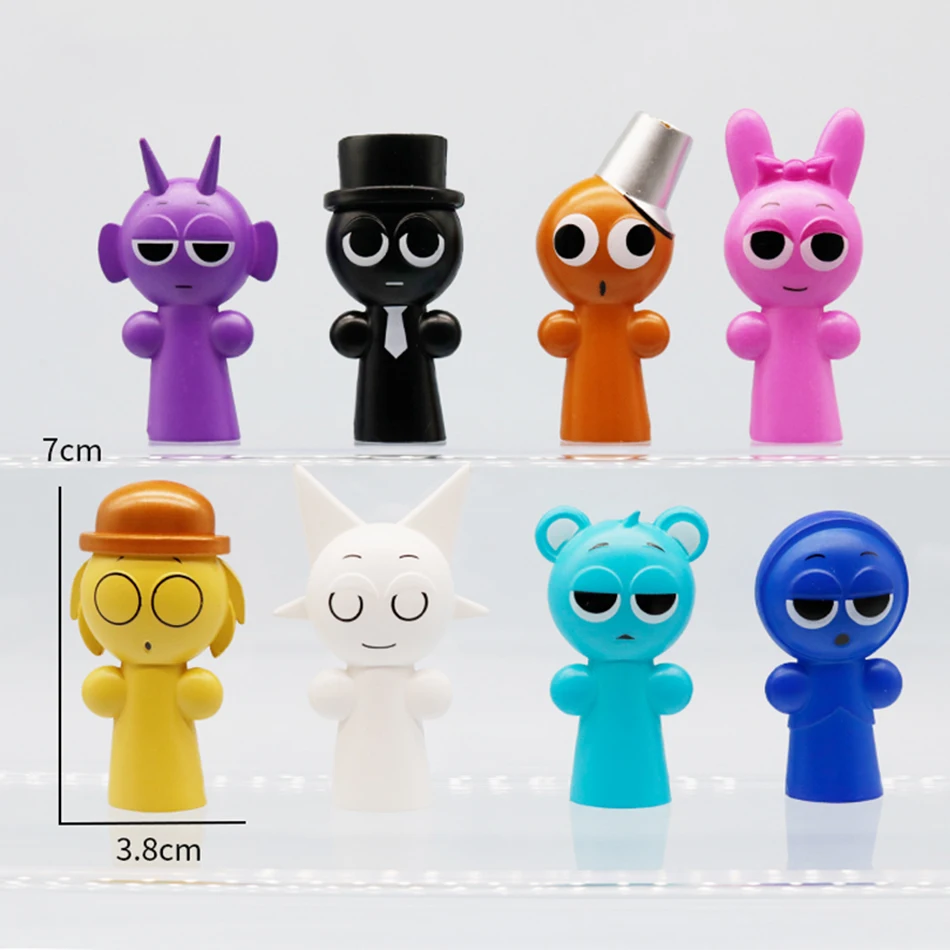 New Sprunki Figures Toys Sprunki Sprunki Figures  Anime Action Sprunki Game Cartoon Children Birthday Gifts Christmas Gifts Toys