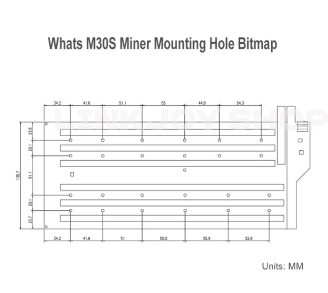 Whatsminer M30S M30s + M30S ++ Serials Kit di raffreddamento ad acqua Overclocking per aggiornamento di set di Hydro con aumento di Hash