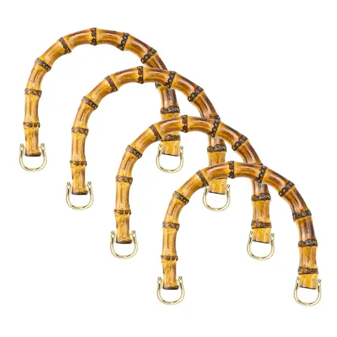 U Shape Handbag Replacement Handle Travel Small Handbags Bamboo Handles Purses and Bags for Women 2020 Trend