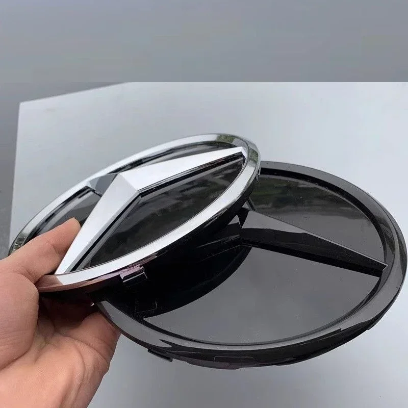 

185mm 3D ABS logo for Mercedes-Benz W164 ML-class Before 2013 The front grille star logo badge mirror bottom