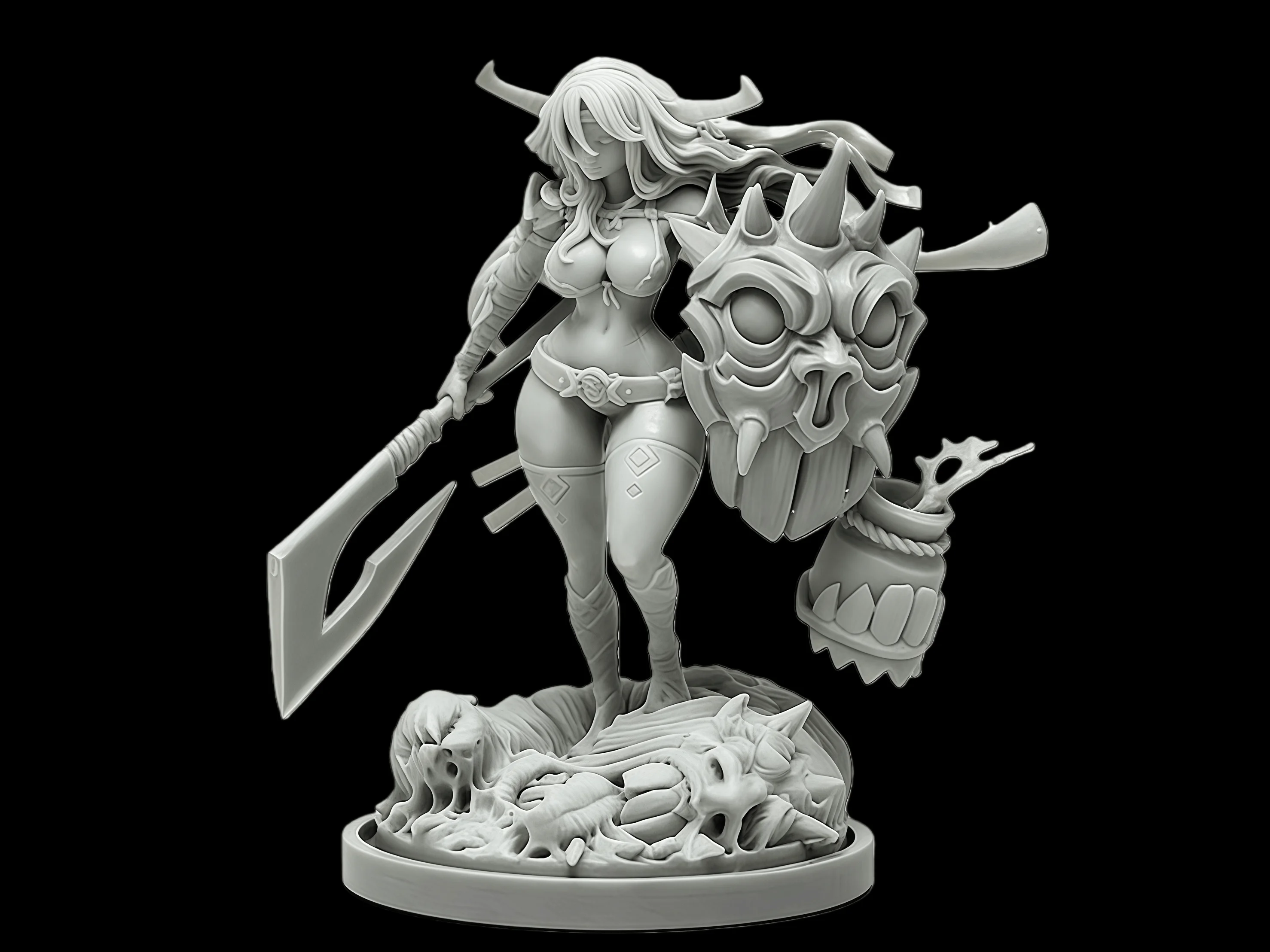 

40mm Die Casting Resin Model Assembly Kit, GK， Valkyrie, Unpainted, Needs To Be Assembled