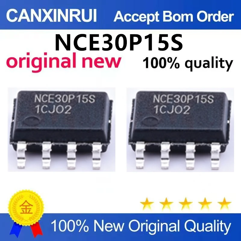 (5pcs-100pcs)Original NCE30P15S SOP-8 P-channel 30V 15A Enhanced Power MOSFET Field Effect Transistor