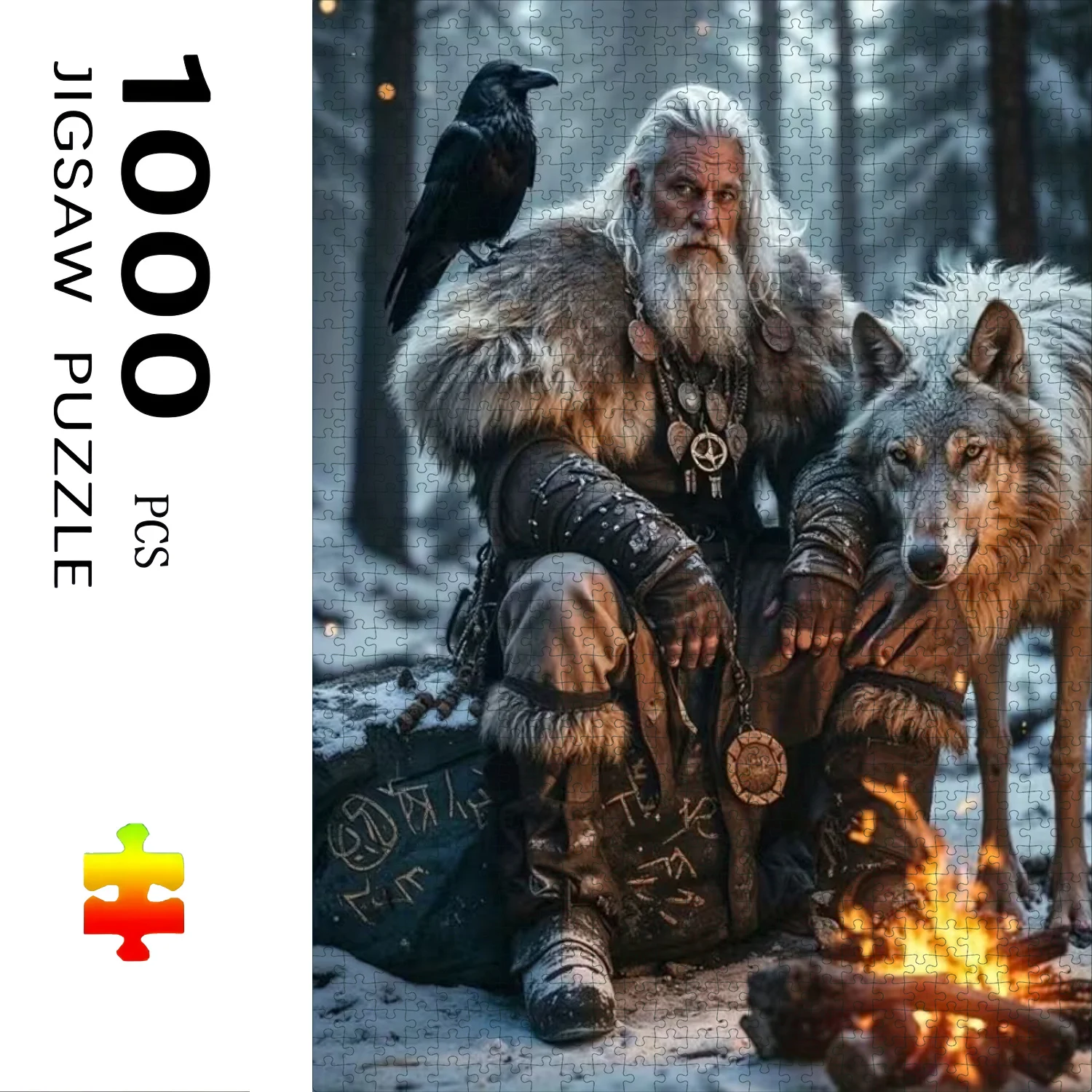 500/1000 Teile Puzzle Viking-Puzzle Lernspielzeug für Kinder Kinderspiele Weihnachtsgeschenk