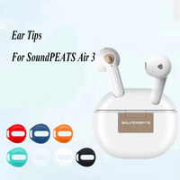4pcs Ear Tips Cover for SoundPEATS Air 3 Wireless Earphone Silicone Eargels Earhooks Soft Earplugs Earbuds Tips Hook Earcaps