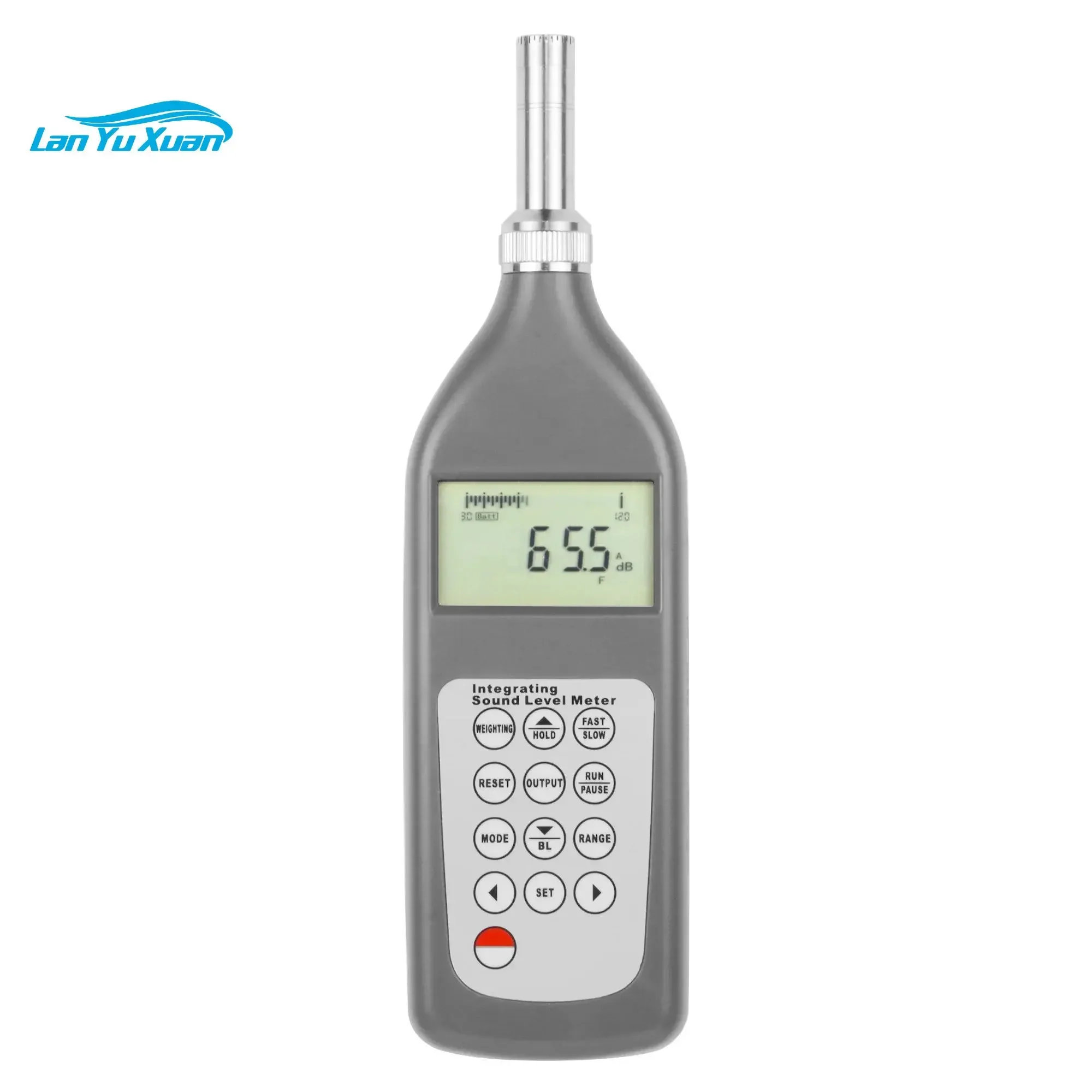 Integrating Sound Level Meter SL-5868LEQ measure Range 25dB~130dB (A) Fast (F), Slow (S), Impulse (I)