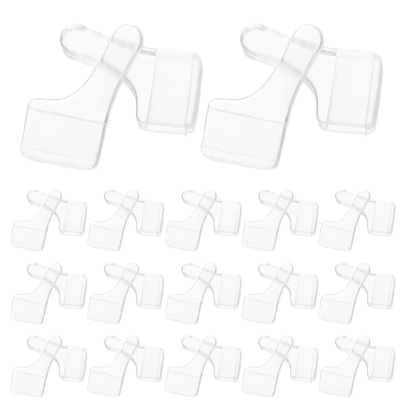 

100Pairs Soft Silicone Eyeglass Ear Hooks Transparent Antislip Gentle Allday Wear Temple Tip Holder Retainer for Eyewear