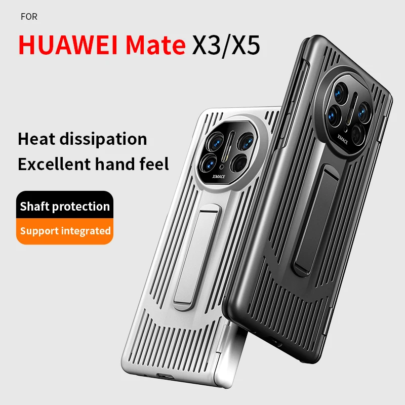 

Luxurious Texture design Phone Case For Huawei Mate X3 Mate X5 Exhaust Cooled Lens All-in-One All-Inclusive Phone Case