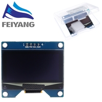 1.54 inch 4PIN White Blue OLED Screen Module SSD1309 Drive IC Compatible for CH1116 SPI Interface 128*64