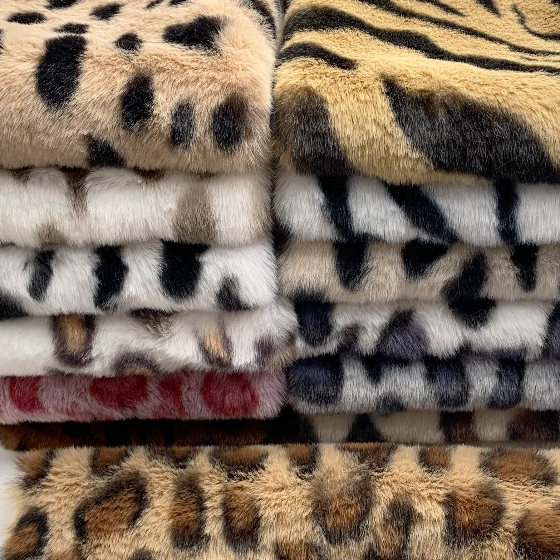 Soft Faux Fur Leopard‑Point Fabric, Perfect For Handmade  ,  Animal Diy Projects. Multiple Colors Available Winter Fabric