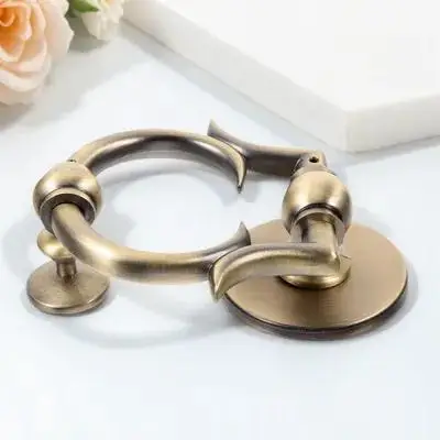 

Zinc Alloy Knocker European Style Front Door Security Knocker For Home Decoration Door Hardware Decorative Knockers