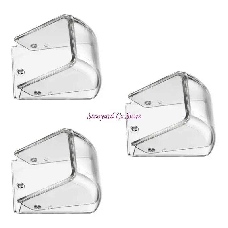 N3UC Weatherproof Doorbell Box Transparent Protector Housing Guard For Harsh Climates