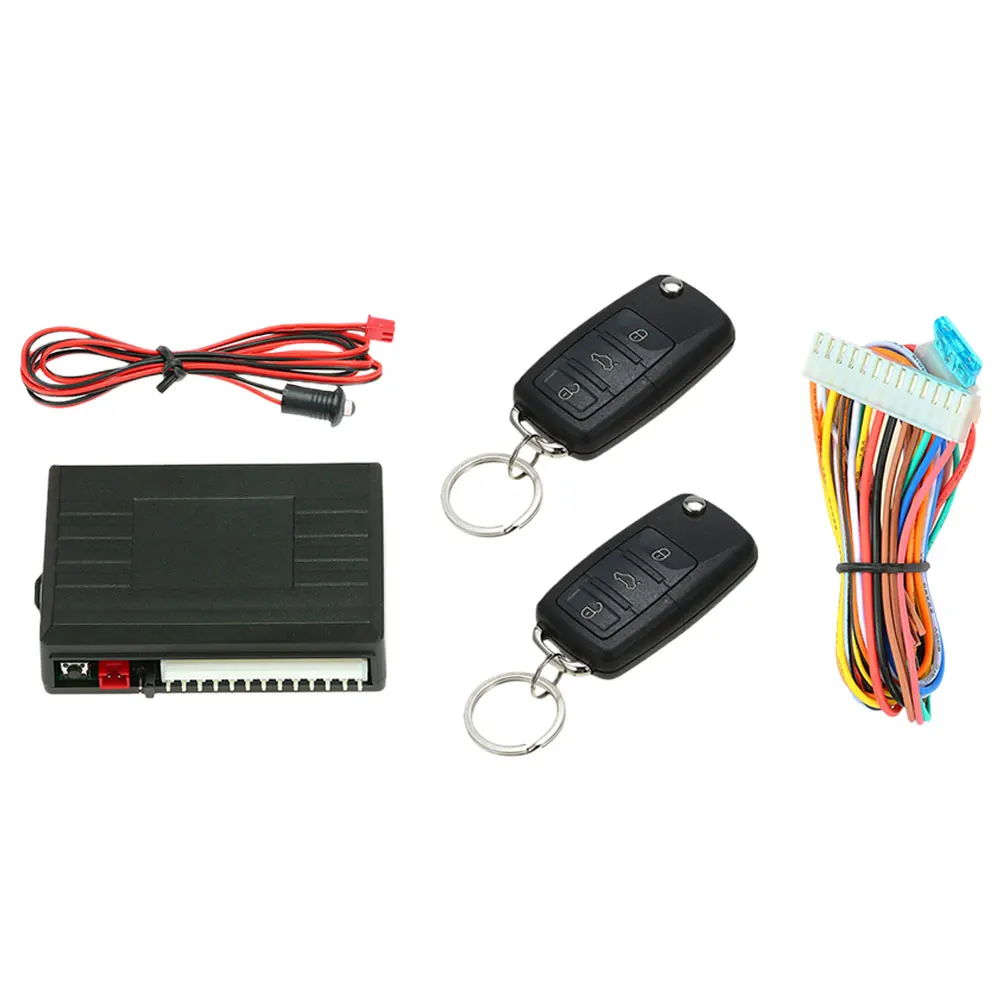 Auto Remote Central Kit 12V Keyless Entry System 433.92MHz Car Door Lock DIY Universal Car Security System Car Alarm System