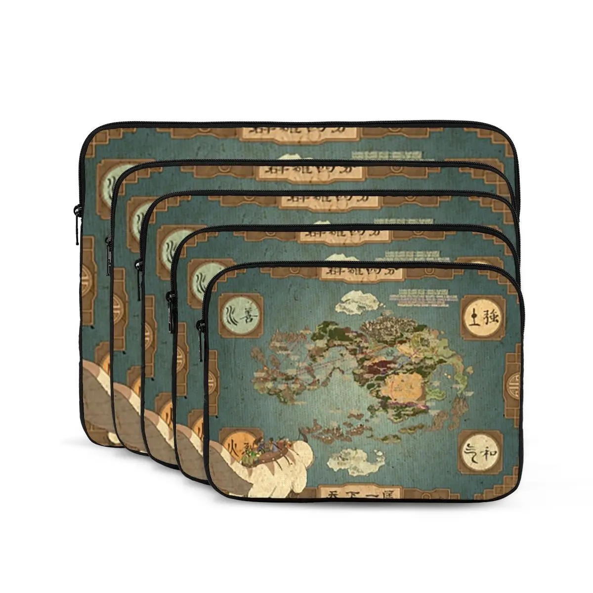 

Avatar The Last Air Bender Map Notebook Laptop Bag Case Pouch Notebook Sleeve Cover Bag Tablet Shockproof Case Bag