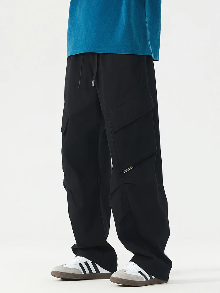 

Simpson Fly Casual Pants Workwear Functionali Sle 2025 New Men's Loose Wide Leg Trousers Multiple kets American Sle