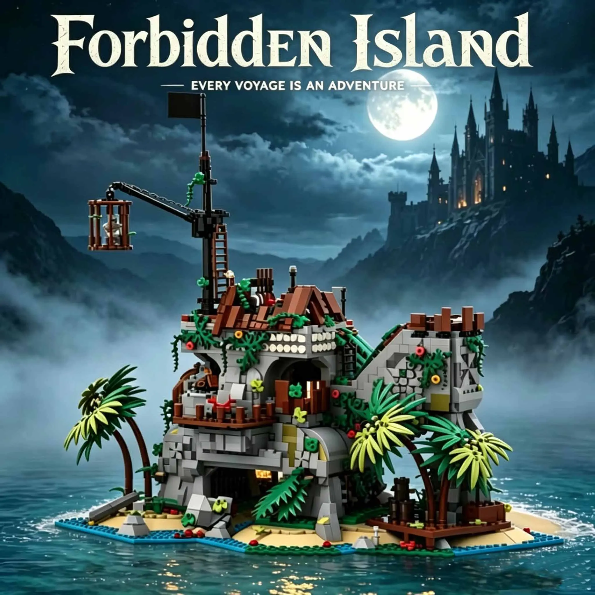 

Pirate Forbidden Island Model Moc Building Blocks Modular Forbidden Island Model Technology Brick Assembly Construction Toy