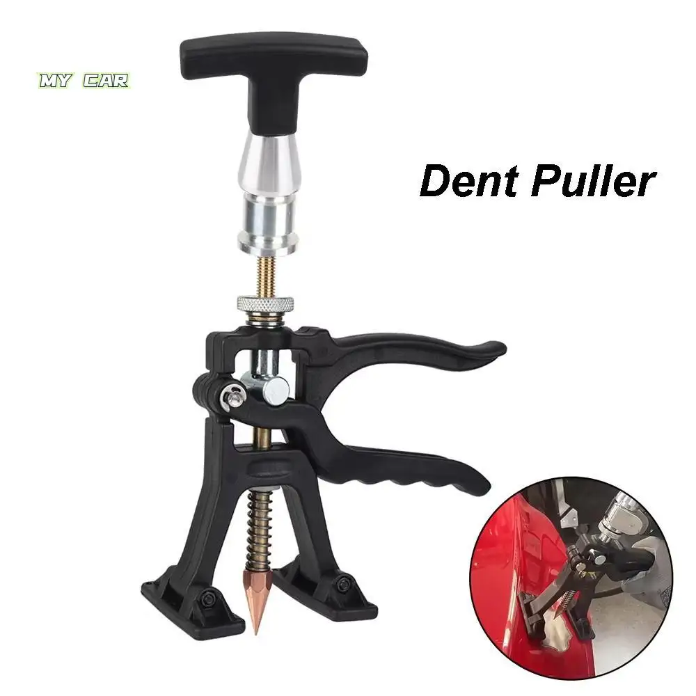 

No Putty Sheet Metal Dent Puller with Base Quick Spot Welding Pulling Unit 360° Rotary Handle Nylon Small Leveling Bar Lifter
