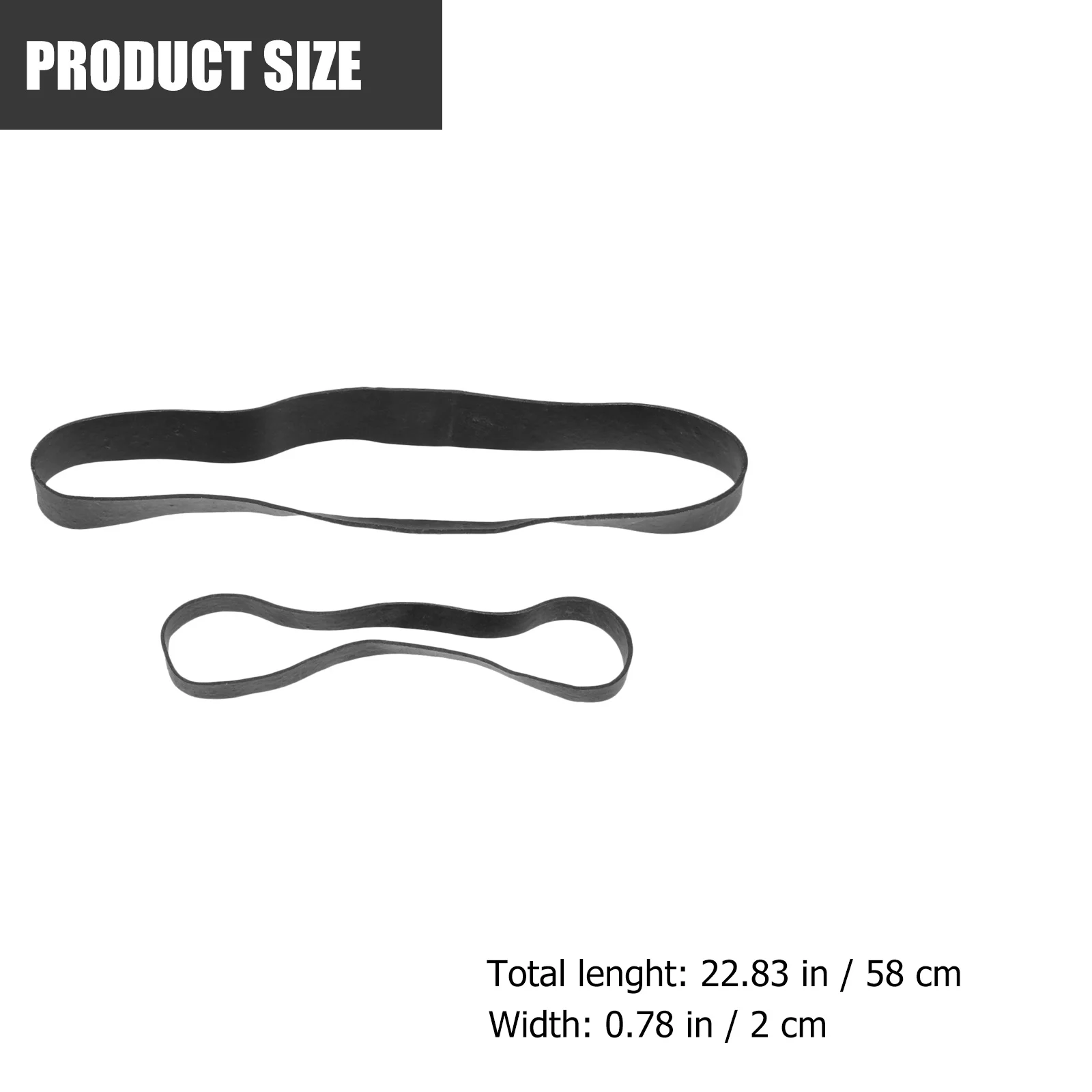 1 conjunto de faixas de borracha resistentes, pretas, grossas, largas, elásticas, acampamento ao ar livre, caminhadas, sobrevivência, fixação de ligação multifuncional