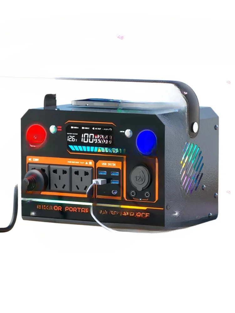 Mobile Outdoor Power Supply 220V Portable Battery with Socket Self-Driving Travel Camping  Failure Emergency Vehicle