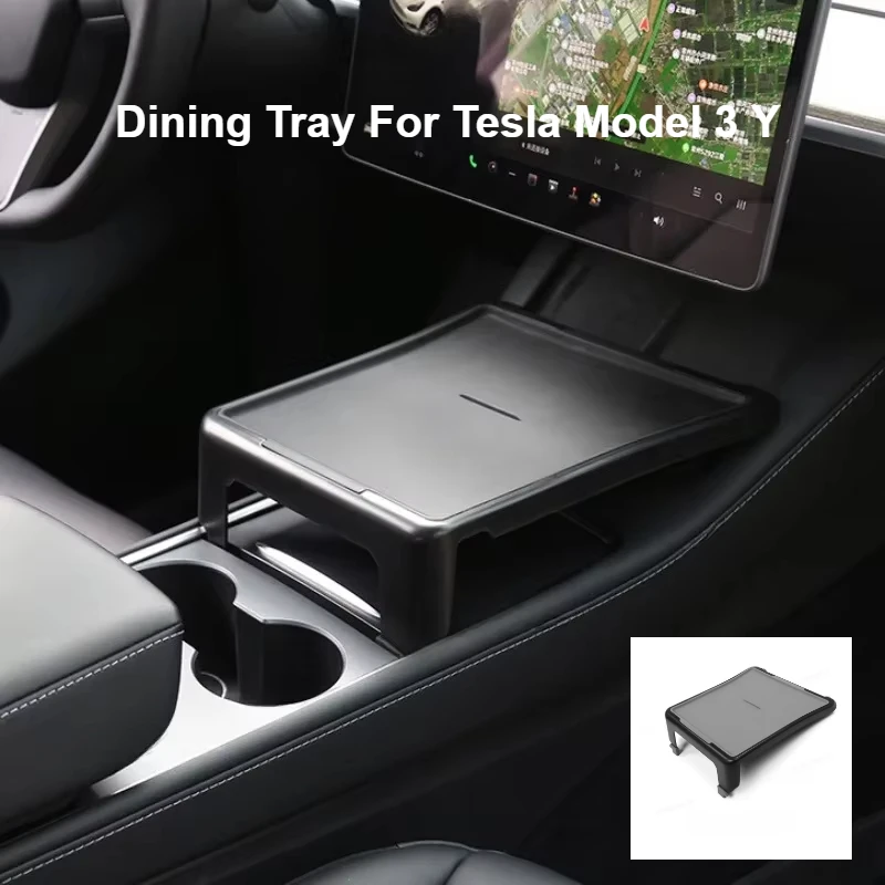 

For Tesla Mode Y/3 Portable Desk Office Central Control Plate Multi-function Table Plate Car Modification Accessories 2021-2023