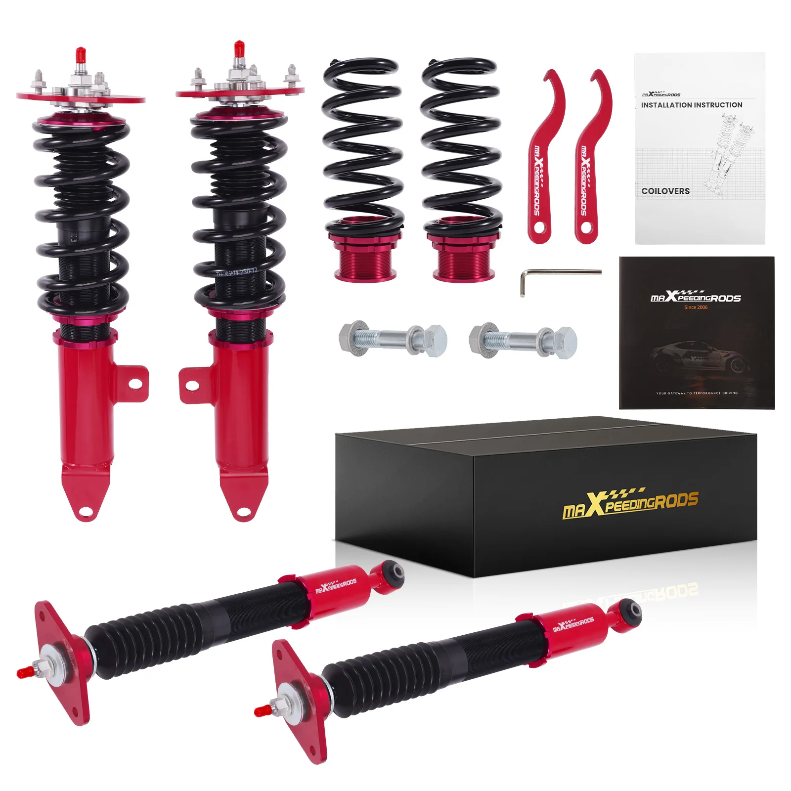 

Damper Adjustable Coilover Struts Shocks For Dodge Charger SRT8 Challenger RWD