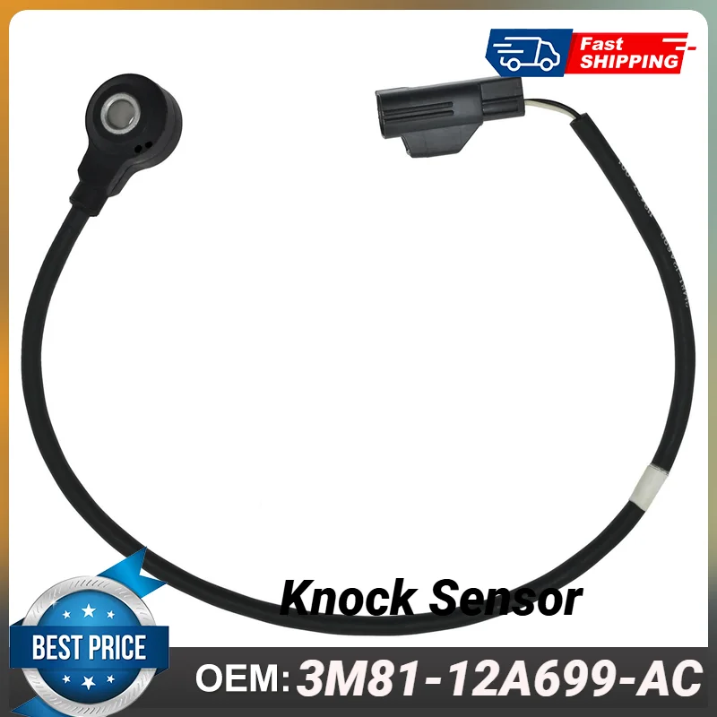 1 Uds 3M81-12A699-AC Sensor de golpe para Ford Fusion, Mercury Milan 2006-2009, Lincoln Zephyr 2006 3M8112A699AC