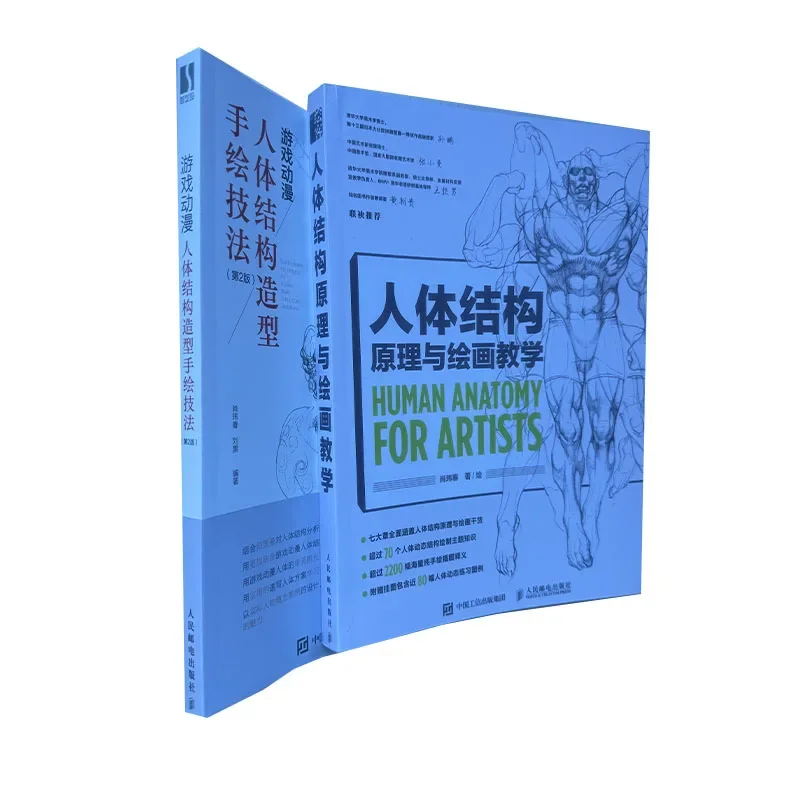 

Human Anatomy For Artists Human Body Structure Principle and Painting Teaching Self-study Textbook Art Collection Books