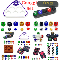 Hot Gonggi Korean Game Steel Ball Gong Gi Tossing Game Traditional Stone Catching Toy Gonggi Jack Stone Set Family Party Games