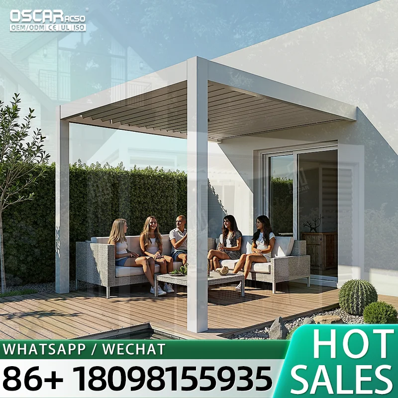 Penutup Louvered Tenaga Surya  - Smart Garden Design ulasan dan harga