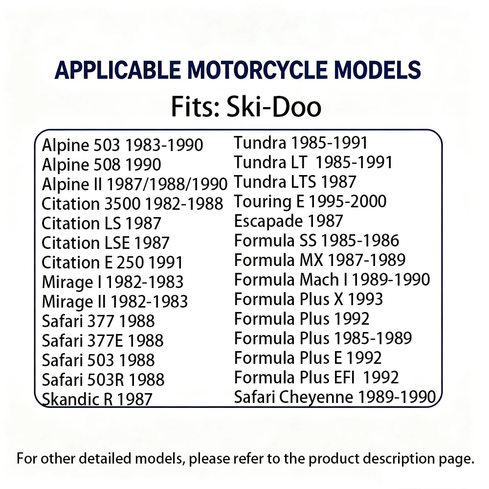 Unit CDI For Ski-Doo Tundra LT LTS Touring E Formula Plus XTC Safari Cheyenne Citation Skandic R Mirage Alpine 503 508 Sonic 250