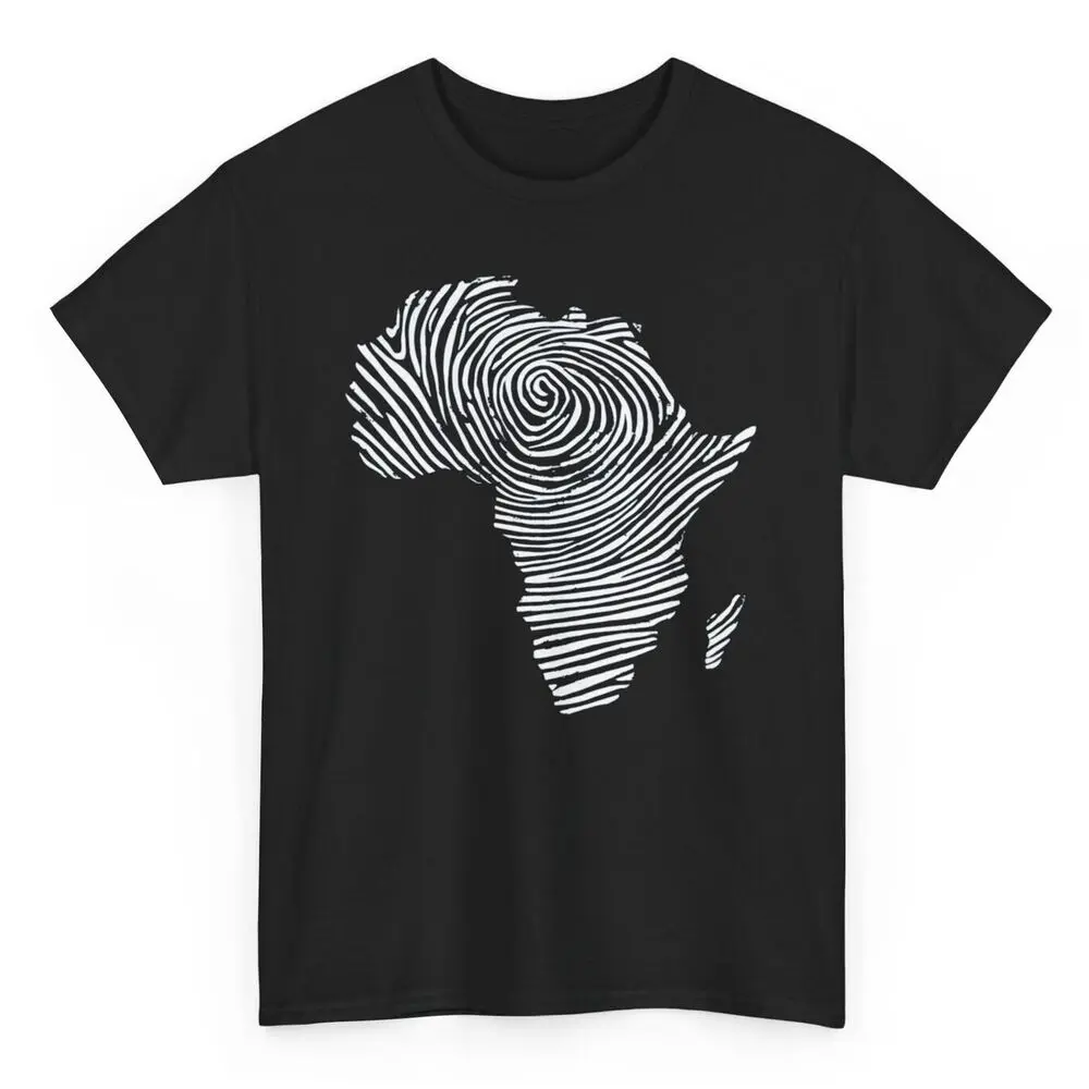 Love Africa DNA Fingerprint T-shirt - Novelty African Graphic Tee Unisex T-shirts For Man Woman Short Summer Tees Luxury Brand